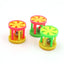 Plastic Pet Cat Flower-drum Ball Bell Toy With Sound Kitten Interactive Scratching Colorful Cat Teaser Toys Pet Supplies