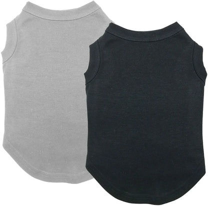 Dog Shirt Clothes, Spring Summer T Shirt Apparel Soft Blank Shirts Clothes For Extra Small Medium Large Extra Large Size Dogs