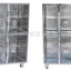 BPM-KC4V Animal Cages with Wheels Movable Dog Cat Used ICU Stainless Steel Veterinary Cage