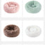 Brand New Round Shape Soft Houses for Cats Deep Sleeping Long Plush Puppy Lounger Pet Mat Small Dog Cushion Kitten Sofa Bed