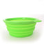 1Pcs Portable Travel Collapsible Dog Pet Folding Silicone Bowl For Pet Feeder Puppy Food Container Feeder Dish Bowl With buckle