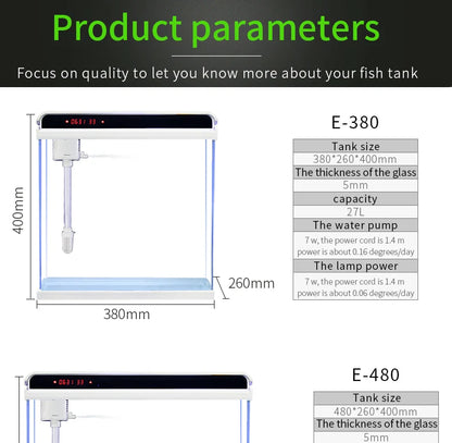 High Quality Small Breeder Box Fish Tank Aquarium Fish Tank Sale Intelligent small fish tank