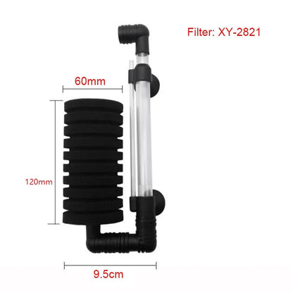 Aquarium Filter Fish Tank Shrimp Pond Air Pump Skimmer Biochemical Sponge Filter Aquarium Filtration Filter Aquatic Pets Product