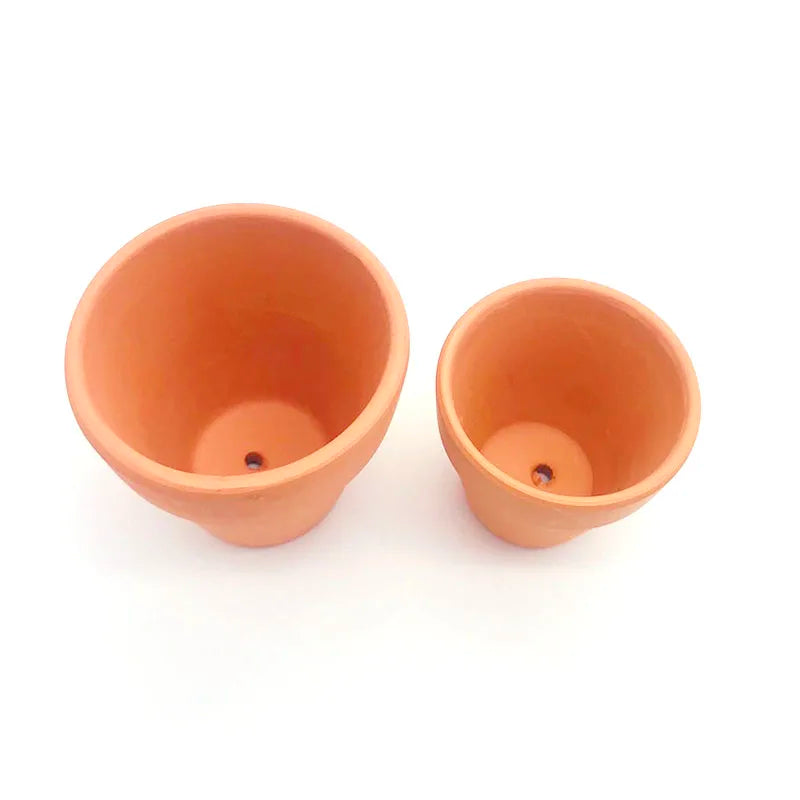 Red Mud Aquarium Decoration For Water Grass Fish Tank Mini Pot Polka Water Potted Planting Cylinder Cup Aquarium Accessories