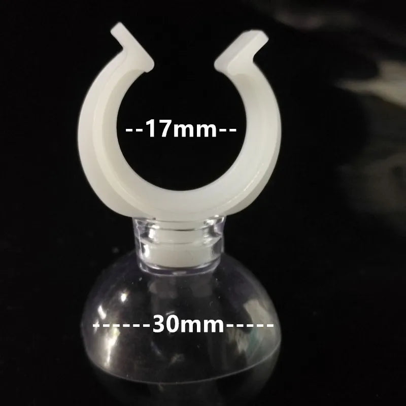 5pcs 4/5mm  Aquarium Suction Cup Air Tube Holder Sucker for Fish Tank Pump Oxygen Air Tube Fixing Clip  Aquarium Accessories