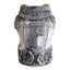 Pet Clothes for Small Medium Dogs Cool Dog Denim Jacket Puppy Sleeveless Dark Washed Jeans Costume Spring Lapel Pet Coat