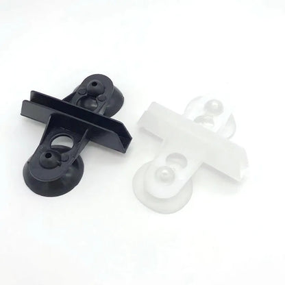 2pcs/set Black White Plastic Divider Sheet Holder Suction Cups for Aquarium Fish Tank Fish Product Pet Products Accessories Hot