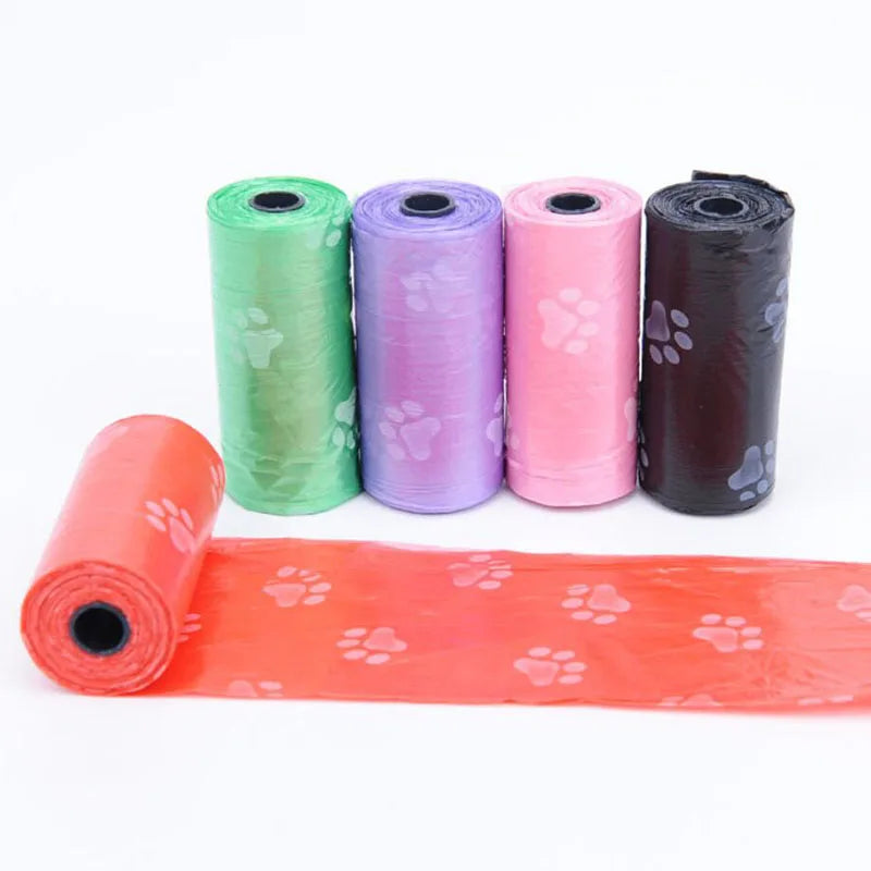 1/5 /10Rolls Pet Dog Poop Bags Degradable Waste Pick Up Clean Bag Dogs Garbage Bags Unscented Outdoor Clean Tools Pet supplies