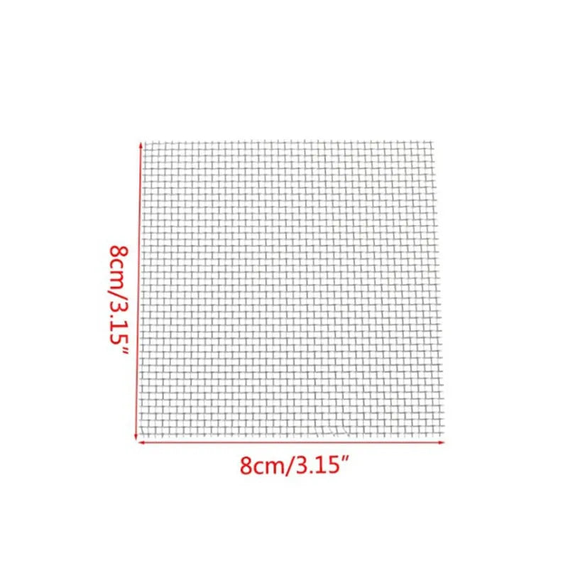 2PCs Stainless Steel Wire Mesh Pad Aquarium Fish Tank Decoration Plants Moss Net Decor 8x8 cm Fish Aquarium Decor Accessories