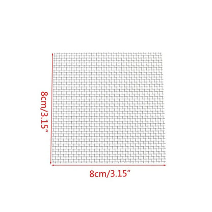 2PCs Stainless Steel Wire Mesh Pad Aquarium Fish Tank Decoration Plants Moss Net Decor 8x8 cm Fish Aquarium Decor Accessories