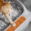 Cross-Border Oversized Stainless Steel Litter Box Top-In Anti-Take-Out Anti-Splash Cat Toilet Easy Clean Semi-Closed Pet Kitties