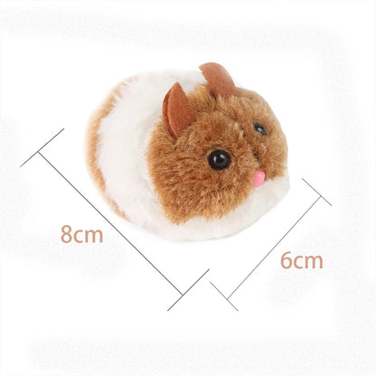 Cute Mouse Cat Toys Cat Supplies Plush Toy Shake Movement Mouse Pet Kitten Funny Plush Little Mouse Interactive Cat Toys