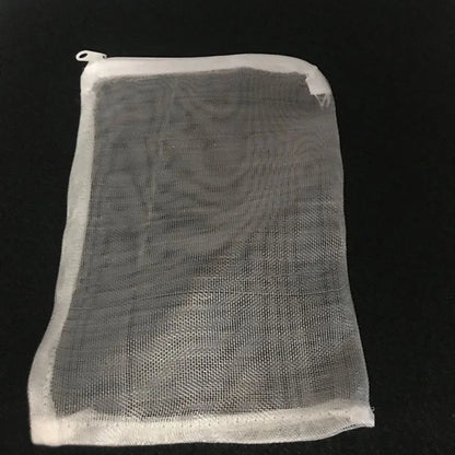 5Pcs High Quality Filter Net Bag Mesh Bag Acquarium Pond For Bio Ball Carbon Media Aquarium Fish Tank Isolation Bags White