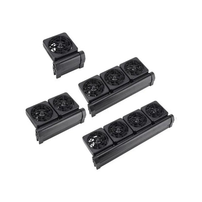 1pcs Aquarium Fish Tank Cooling Fan System Chiller Control Reduce Water Temperature 1/2/3/4 Fan Set Cooler Aquarium cooling fans