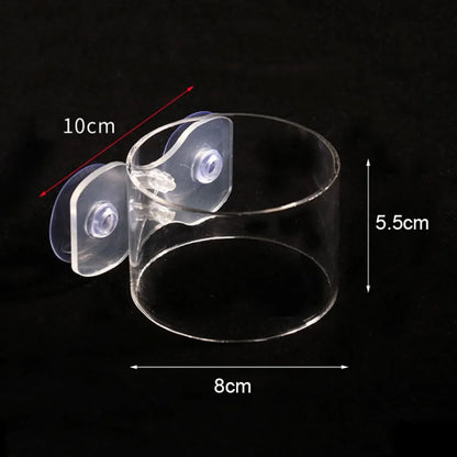 1Pcs Aquarium Feeding Ring Fish Tank Station Floating Food Tray Feeder Aquarium Accessory with Strong Suction Cup or Hook New