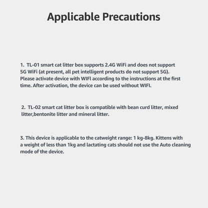 65L Large APP WIFI Control Cat Toilet Automatic Odor Removal Automatic Cat Litter Box SmartSelf Cleaning Cat Litter Box