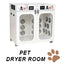 BPM-KC4V Animal Cages with Wheels Movable Dog Cat Used ICU Stainless Steel Veterinary Cage