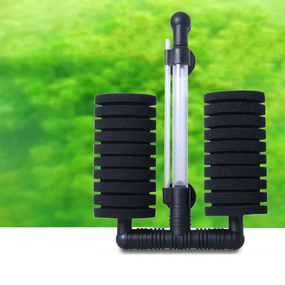 Aquarium Filter Fish Tank Shrimp Pond Air Pump Skimmer Biochemical Sponge Filter Aquarium Filtration Filter Aquatic Pets Product