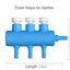 Aquarium Air Splitter Valve Fish Tank Air Pump Flow Splitter Distributor Pump Valve Tap Lever Control Switch Valves Accessories