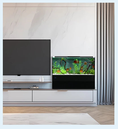 Multiple filtration tabletop glass fish tank artificial aquarium multifunctional desktop fish tank without base cabinets