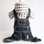 Spring Pet Dog Jumpsuit Denim Overalls for Dogs Plaid Jeans Jacket Pants Suit Onesies Small Dog Clothes Yorkie Chihuahua Apparel