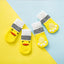 4pcs/Set Printed Pet Dog Socks High Elasticity Small Big Puppy Chihuahua Thick Paw Protector Winter Warm Booties Pet Accessories
