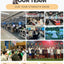 Filter aquarium living room Large  floor-to-ceiling glass fish tank ecological water-free aquarium