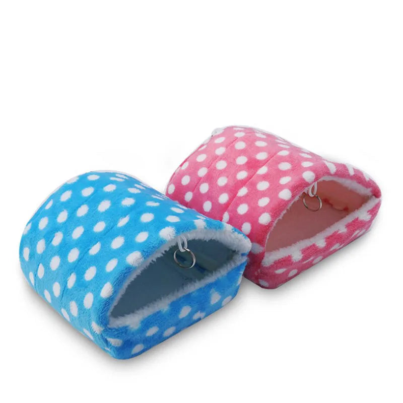 Warm Hamster House Hammock Cotton Cage Sleeping Nest Pet Bed Rat Hamster Toys Cage Swing Small Animal Hamster Houses