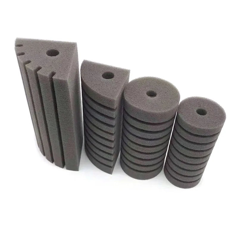 2Pcs Aquarium Filter Bio.Sponge for Fish Tank Aquarium Air Pump Skimmer Biochemical Sponge Filter Aquarium Bio Filter Filtro New