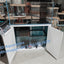 Customized Sizes large and medium fish tank aquariums for marine and freshwater with overflow sump cabinet