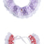 Romantic Lace Pet Dog Collar Bib Pearl Flower Princess Puppy Collar Necklace Candy Color Elastic Lace-Up Cat Bandana Accessories