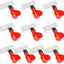10 Sets Automatic Poultry Drinking Cups Chicken Tapping Waterer Drinker  and Chicken Waterer PVC Tee Fittings Chicken Feeder