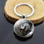 Animals Key Chains Siberian Husky Double Side Keychain Dog Photo Glass Cabochon Keyring Animals Jewelry