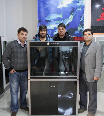 Super white glass aquarium Aquarium large living room live fish tank Marine Fish Tanks MEA1000 Farm Aquaculture new