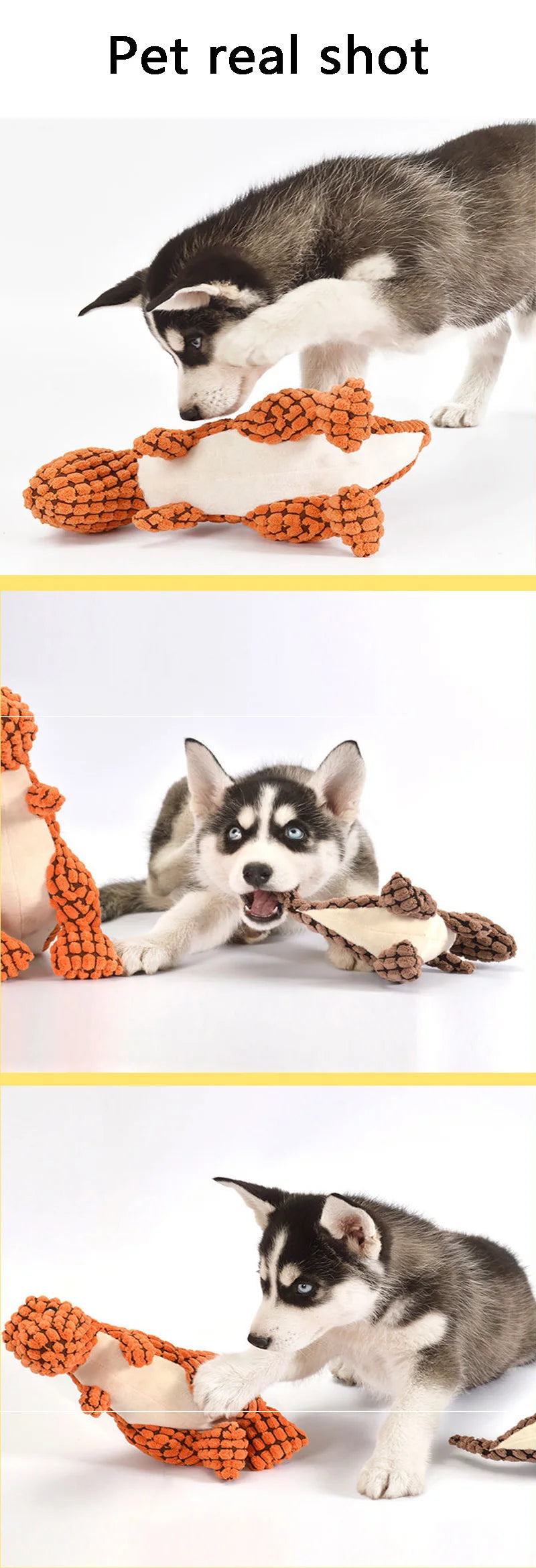 Pets Dog Chew Stuffed Funny Dinosaur Shape Cats Corn Wool Vocal Toy Apply To Training Exercise Simulation Animal Chihuahua Toys