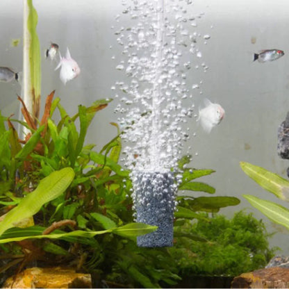 1pc Cylindrical  Aquarium Air Bubble Stone Aerator for Aquarium Fish Tank Accessories Pump Hydroponic Oxygen Plate Mini Air Pump