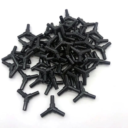 10pcs/lot 4mm Aquarium Air Tube Connector Elbow Y shape Fish Tank Accessories Air Pump Connector Control Valve Air Pipe Tubes