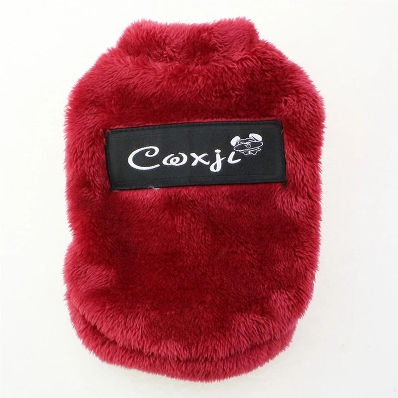 Winter Dog Sweater for Small Dogs Soft Thermal Fur Chihuahua Yorkie Puppy Pullover Coat Luxury Designer Dog Clothes Pet Apparel