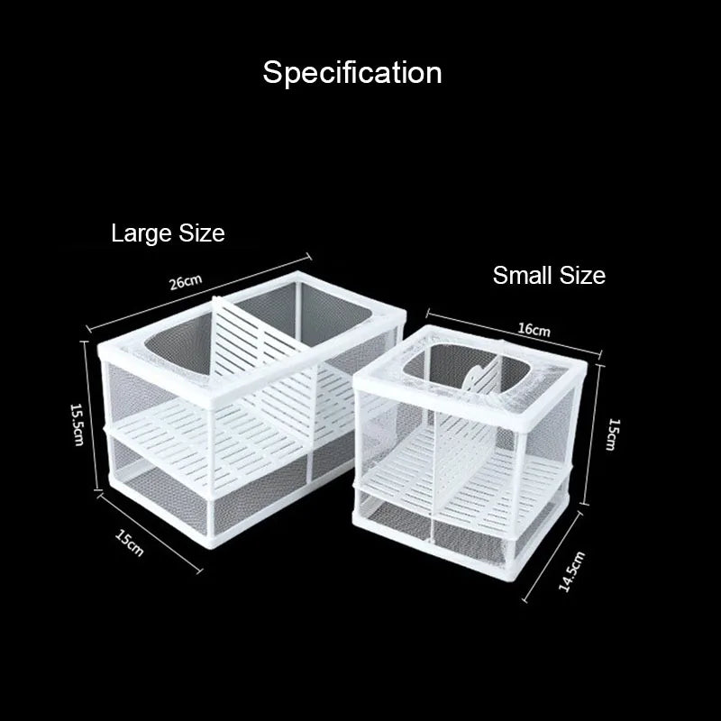 Plastic Aquarium Fish Breeding Isolation Box Fish Tank Aquarium Breeder Hatching Incubator Fish Tanks Isolator Accessories New