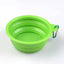 1Pcs Portable Travel Collapsible Dog Pet Folding Silicone Bowl For Pet Feeder Puppy Food Container Feeder Dish Bowl With buckle