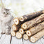4pcs/Lot Pure Natural Catnip Stick Pet Toys For Cats Molar Toothpaste Branch Cleaning Teeth Silvervine Cat Snacks Sticks