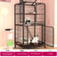 Pet Square Folding Foldable 3 Layer Big Cat Cage Villa Indoor Luxury 3 Tier Design Large Cage
