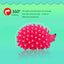 9.5cm Length Bite Resistant Pet Dog Squeaky Ball Toys for Dogs Hedgehog Shape Pet Dog Chew Toys Squeaking Funny Toys Pet Supply