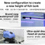 Small and medium-sized ultra-white glass hot bending tank bullet large screen ecological goldfish tank aquarium