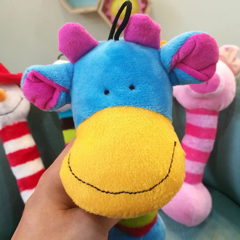 Multi Style Animal Dog Chew Toys Puppy Training Toy Interactive Accessory Soft Plush Teeth Cleaning Funny Lion Pig Pet Products
