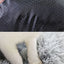 Brand New Round Shape Soft Houses for Cats Deep Sleeping Long Plush Puppy Lounger Pet Mat Small Dog Cushion Kitten Sofa Bed