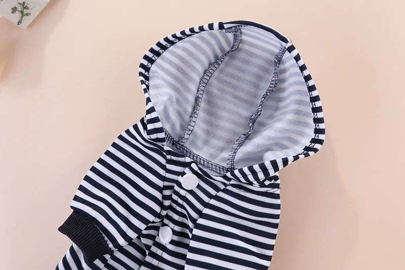 Dog Jumpsuit Spring Overalls For Dogs Hoodies Pants Set Costume French Bulldog Yorkie Chihuahua Clothes for Small Dogs Tracksuit