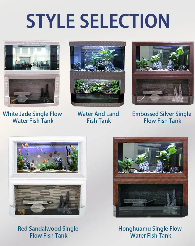 Cade The Latest Coral Super White Glass Aquarium Fish Wide No Border Aquarium Tank