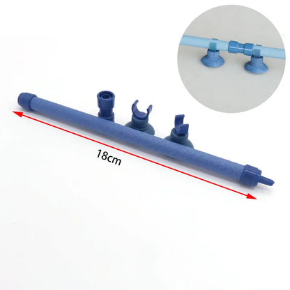 1pcsAquarium Oxygen Pump Diffuser Air Stone Bubble Wall Tube Fish Tank Aerator Pump Air Pump Sand Stone Bubble Wall Air Diffuser