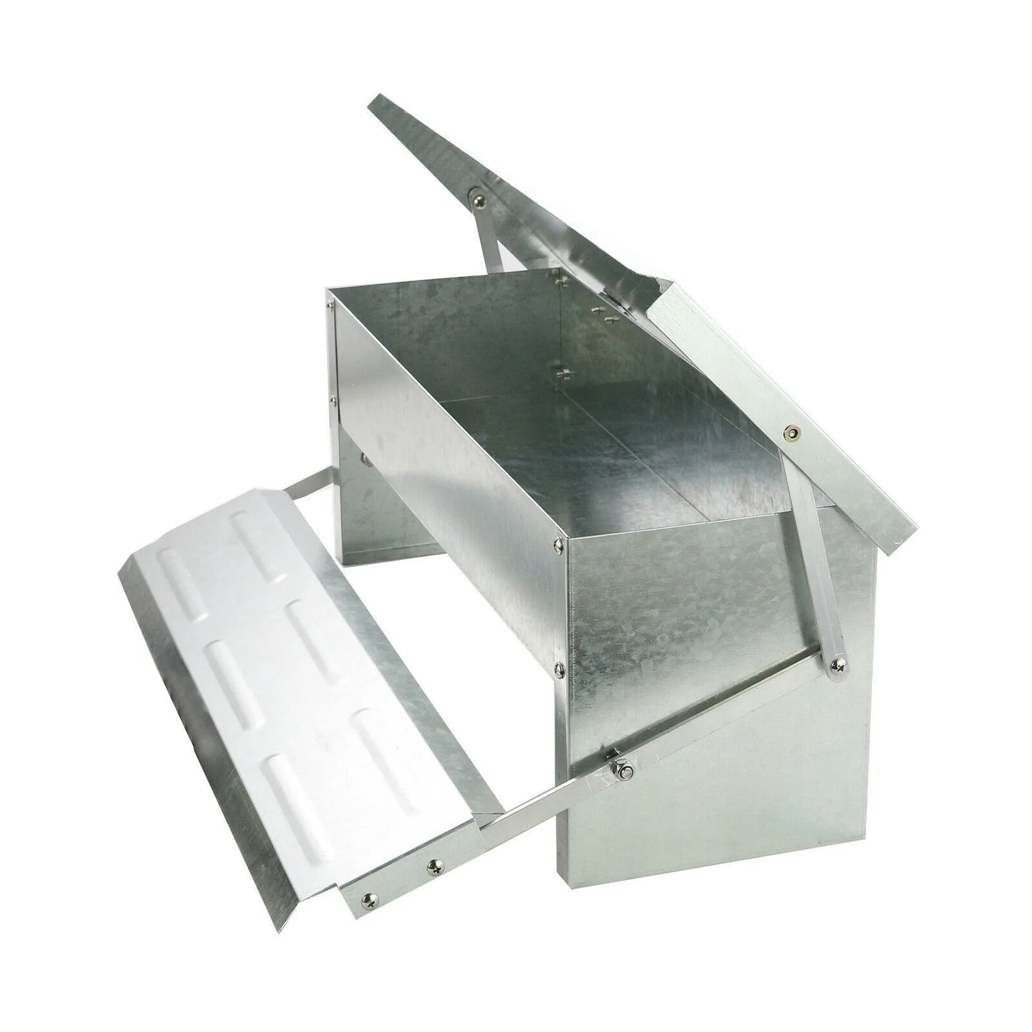 Automatic Chicken Feederfor Chickens Ducks and Geese Feed Trough Rainproof Feeding Artifact Breeding Equipment for Chickens